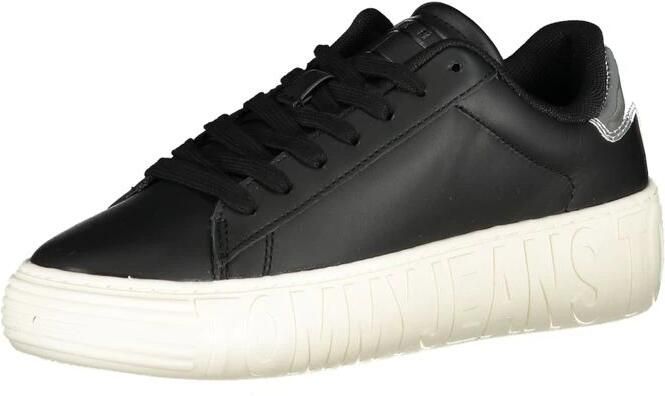 Tommy Hilfiger Polyester Sportsneaker Met Vetersluiting En Contrasterende Print - Foto 3