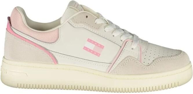 TOMMY JEANS Sneakers met sleehak TJW RETRO BASKET SNEAKER veterschoen halfhoge schoen vrijetijdsschoen met zijdelingse logovlag - Foto 2