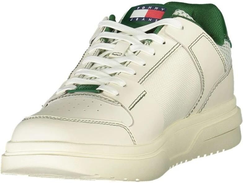Tommy Hilfiger Groene polyester sneakers met zool - Foto 2