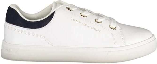 Tommy Hilfiger Plateausneakers CASUAL CUPSOLE SNEAKER vrijetijdsschoen halfhoge schoen veterschoen met zijdelingse logo