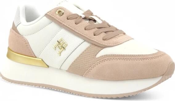 Tommy Hilfiger Leren Metallic Sneakers met Structuurpanelen - Foto 2