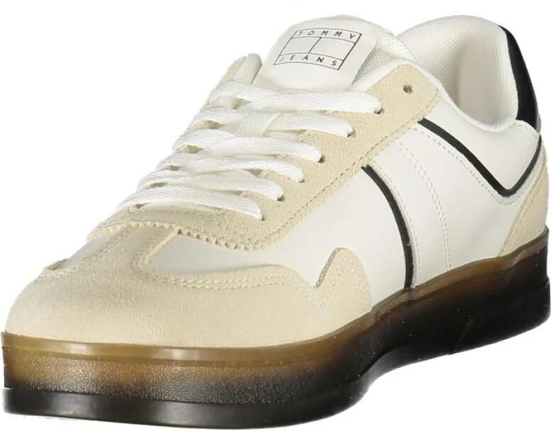 TOMMY JEANS Sneakers THE GREENWICH LEATHER vrijetijdsschoen lage schoen veterschoen met contrast bies - Foto 4