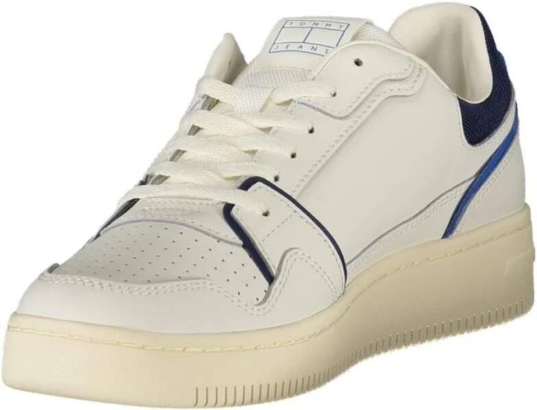 TOMMY JEANS Sneakers TJM RETRO BASKET vrijetijdsschoen halfhoge schoen veterschoen met contrastdetails