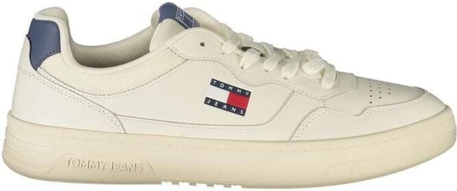 Tommy Hilfiger Witte Leren Heren Sneaker Sportieve Chic - Foto 2