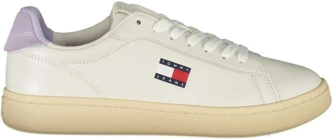 Tommy Hilfiger Witte Leren Dames Sneaker - Foto 2