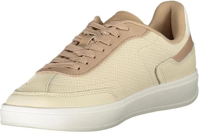 Tommy Hilfiger Plateausneakers TH HERITAGE SNEAKER PERF vrijetijdsschoen lage schoen veterschoen met th-logo-borduring