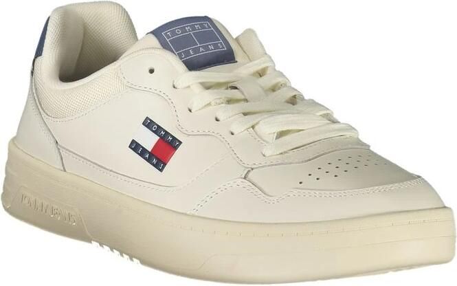 Tommy Hilfiger Witte Leren Heren Sneaker Sportieve Chic - Foto 3