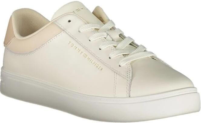 Tommy Hilfiger Plateausneakers ESSENTIAL COURT SNEAKER vrijetijdsschoen lage schoen veterschoen met logo-opdruk