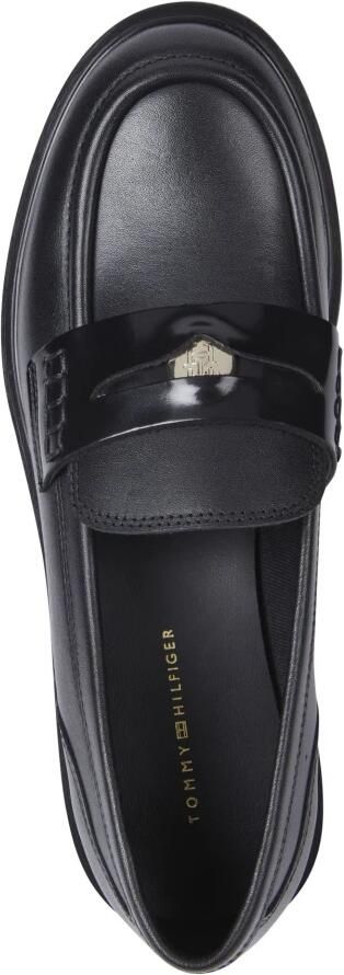 Tommy Hilfiger Loafers TH PENNY LOAFER businessmode blokhak slipper lage schoen met sierband - Foto 6