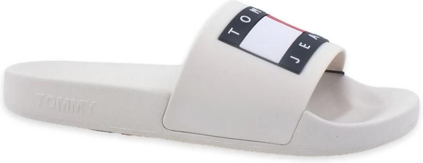 TOMMY JEANS Slippers FLAG POOL SLD ESS zomerschoen slippers met gekleurde logovlag - Foto 4