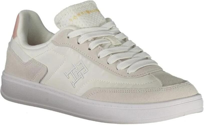 Tommy Hilfiger Lage sneakers met applicaties van echt leer model 'HERITAGE'