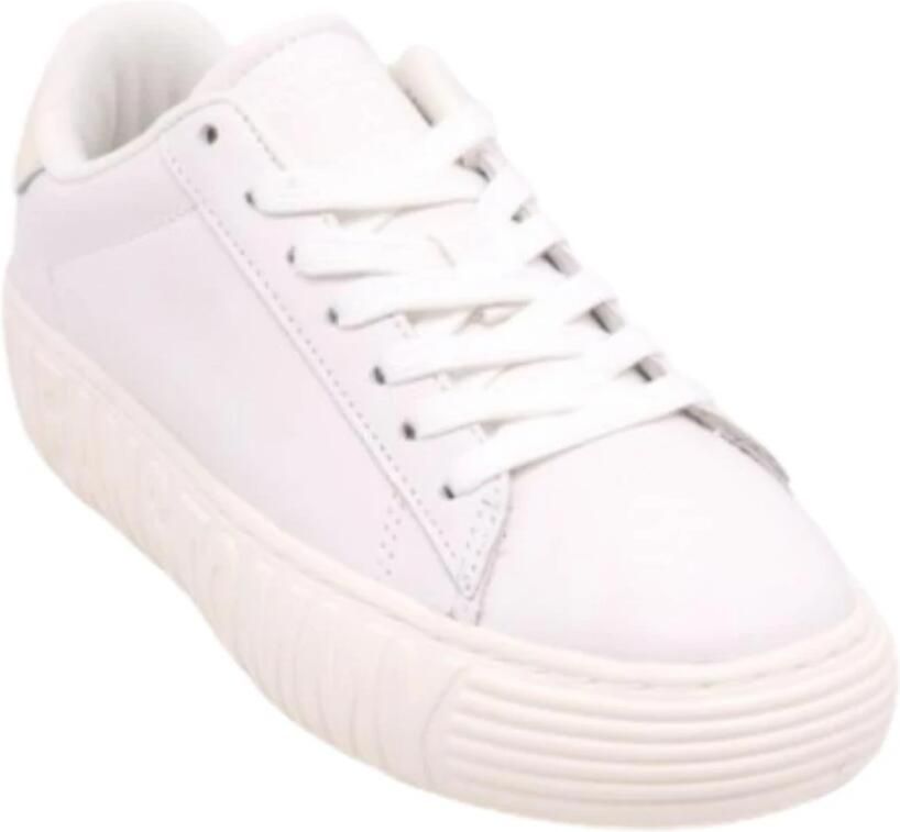 Tommy Hilfiger Nieuwe Cupsule Leren Lc Sneakers Beige Dames - Foto 2