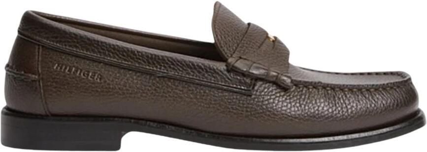 Tommy Hilfiger Pebbled Leather Penny Loafer