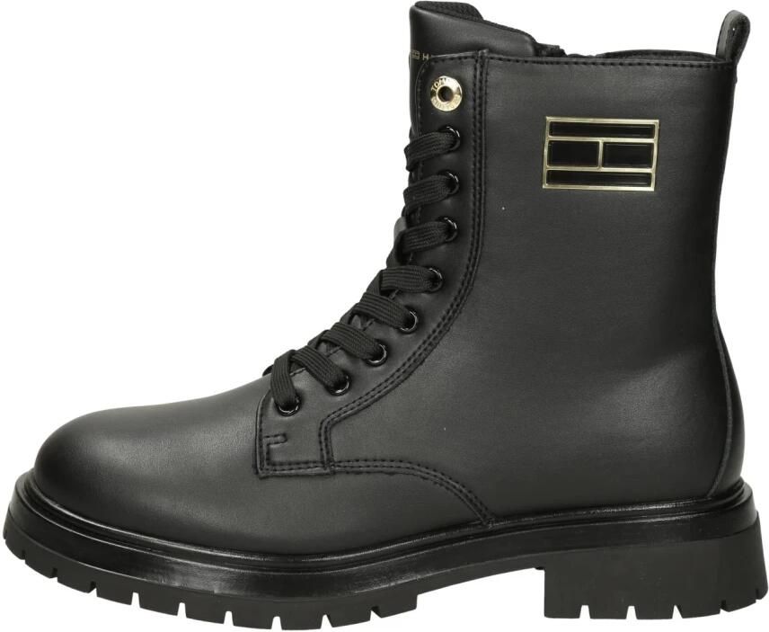 Tommy Hilfiger veterboots zwart