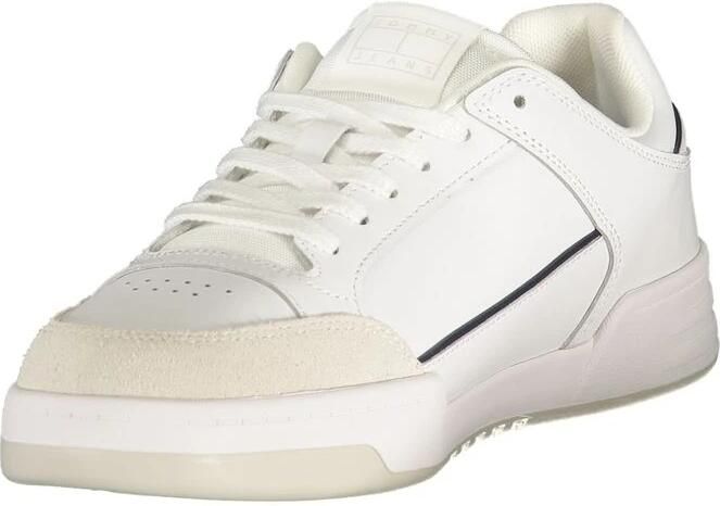 Tommy Jeans Sneakers laag donkerblauw knalrood wit offwhite - Foto 2
