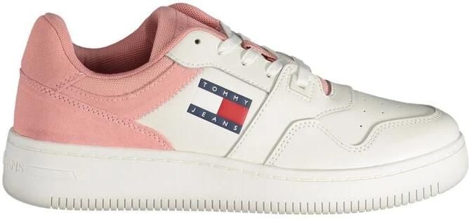 Tommy Hilfiger Sportieve Roze Veterschoenen met Contrastdetails Multicolor Dames