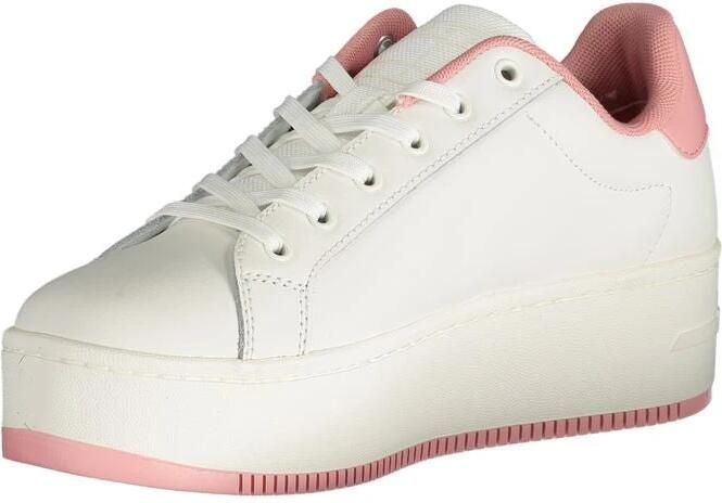 TOMMY JEANS Plateausneakers TJW FLATFORM ESS vrijetijdsschoen lage schoen veterschoen met gepolsterde schacht - Foto 2
