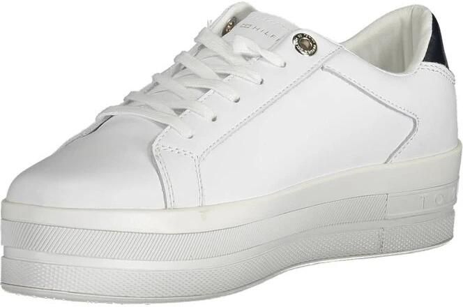 Tommy Hilfiger Plateausneakers TH WEBBING FLATFORM CUPSOLE met strepen opzij - Foto 3