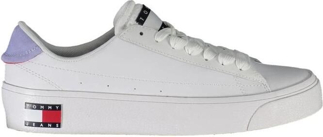Tommy Hilfiger Polyester Sneaker Met Contrasterende Details En Logo