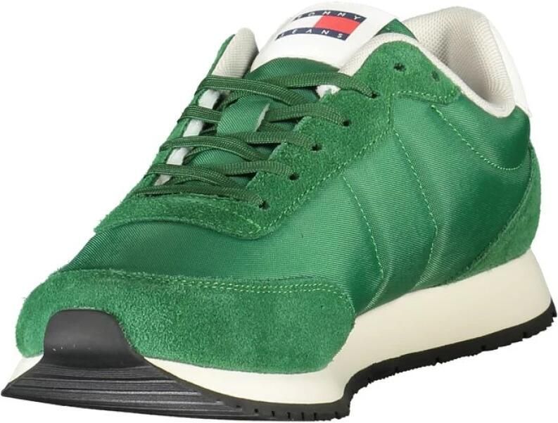 Tommy Hilfiger Groene Polyester Heren Sneaker