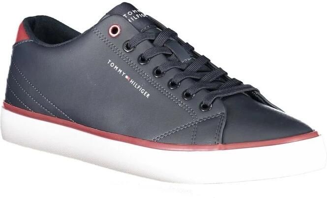 Tommy Hilfiger Sneakers TH HI VULC CORE LOW LEATHER ESS vrijetijdsschoen lage schoen veterschoen met sierstiksels op de hiel - Foto 2