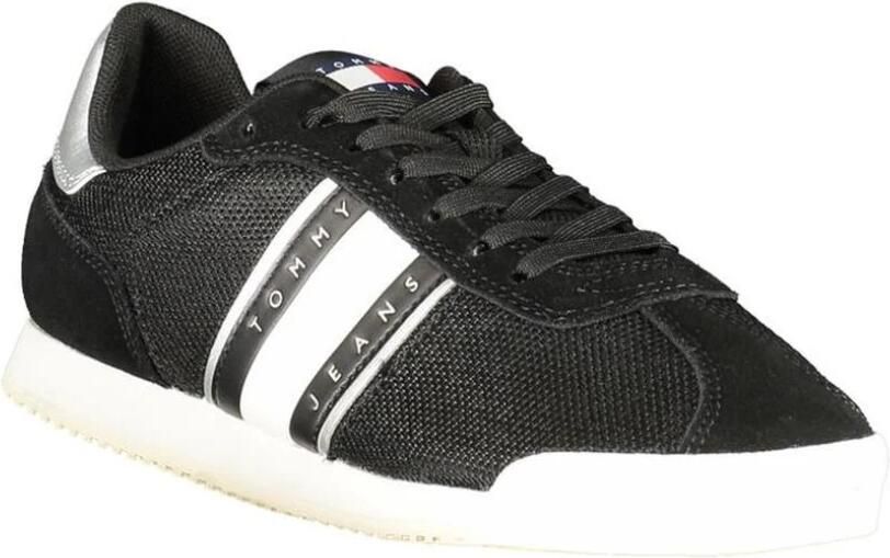 Tommy Hilfiger Zwarte Damessneaker Milieubewuste Stijl