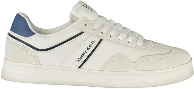 Tommy Hilfiger Witte Heren Sneaker Polyethyleen Sportieve Elegantie - Foto 3