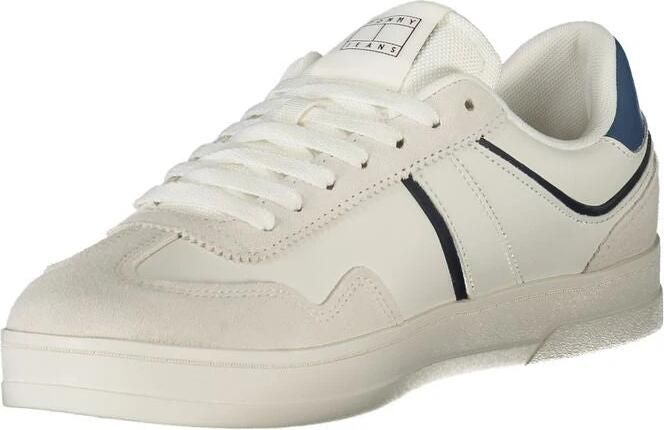 Tommy Hilfiger Witte Heren Sneaker Polyethyleen Sportieve Elegantie - Foto 2