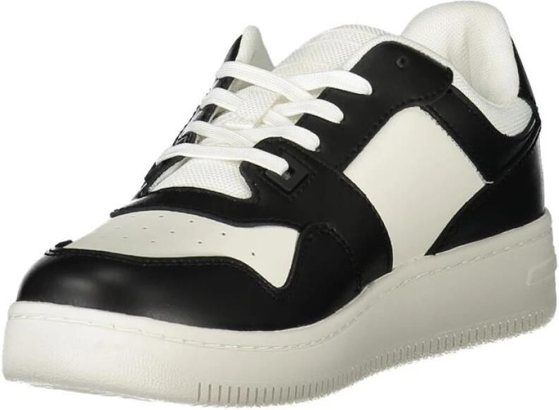TOMMY JEANS Plateausneakers TJW RETRO BASKET ESS vrijetijdsschoen lage schoen veterschoen met zijlogo-vlag - Foto 2