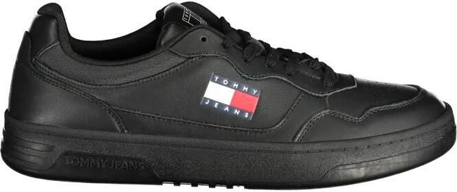 TOMMY JEANS Sneakers (NEW) TJM CUPSOLE LEATHER ESS vrijetijdsschoen lage schoen veterschoen in basket-look