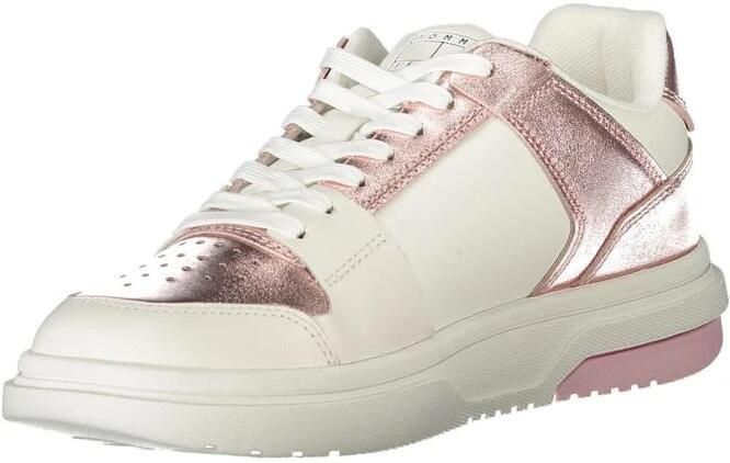 Tommy Hilfiger Sportieve witte sneakers met roze details - Foto 2