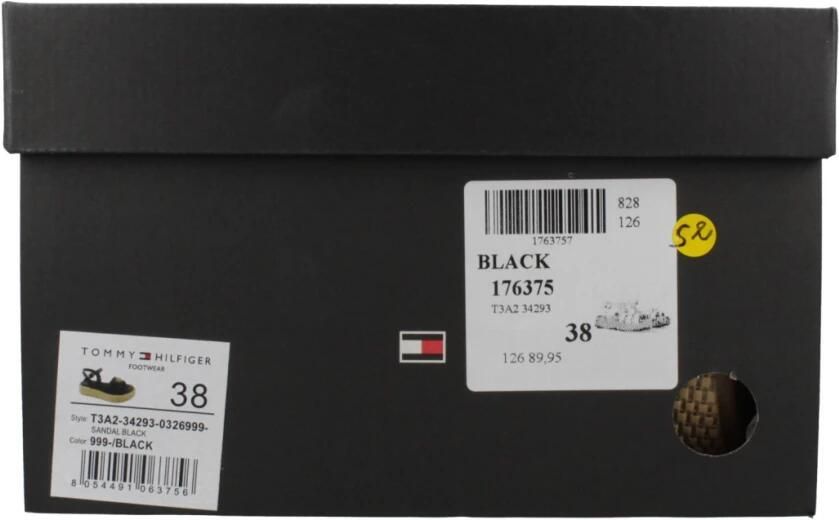 TOMMY HILFIGER Zwarte Sandalen 34293 - Foto 7