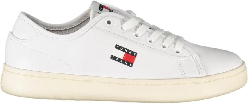 TOMMY JEANS Plateausneakers TJW LIGHTWEIGHT COURT SNEAKER vrijetijdsschoen halfhoge schoen veterschoen met plakatieve logovlag - Foto 2
