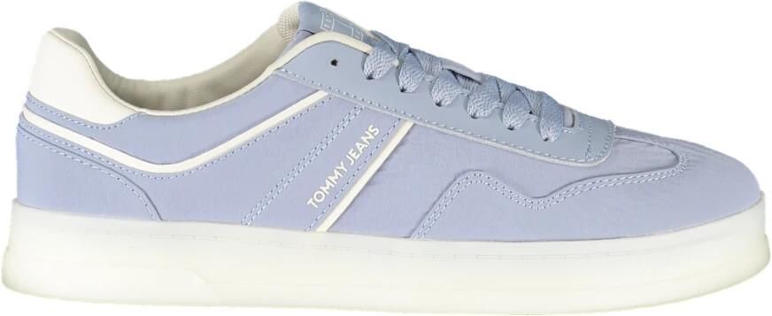 Tommy Hilfiger Blauwe Leren Dames Sneaker - Foto 2