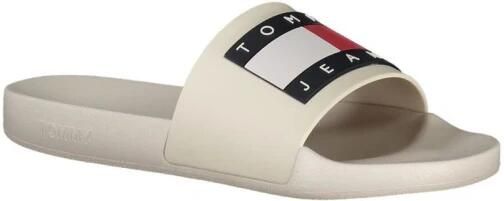 TOMMY JEANS Badslippers POOL SLIDE ESS zomerschoen badschoens slippers met opvallende logo-vlag - Foto 5