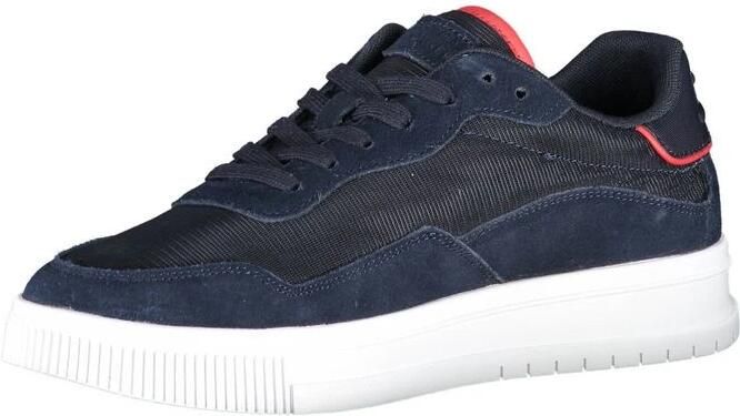 Tommy Hilfiger Lightweight Corporate Heren Sneakers Sport Casual Schoenen Navy Blauw FM0FM02661-DW5 - Foto 5