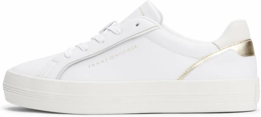 Tommy Hilfiger Leather Trainers FW0FW04276 Wo White Sneakers - Foto 4