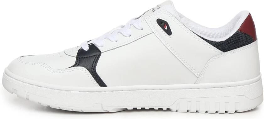 Tommy Hilfiger Sneakers TH BASKET CORE LITE LTH MIX vrijetijdsschoen lage schoen veterschoen met logo-opdruk - Foto 3