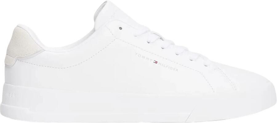 Tommy Hilfiger Sneakers TH COURT LTH DETAIL ESS vrijetijdsschoen lage schoen veterschoen met zijlijk logo-opdruk - Foto 3