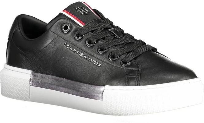 TOMMY JEANS Plateausneakers TJW RETRO BASKET ESS vrijetijdsschoen lage schoen veterschoen met zijlogo-vlag - Foto 14