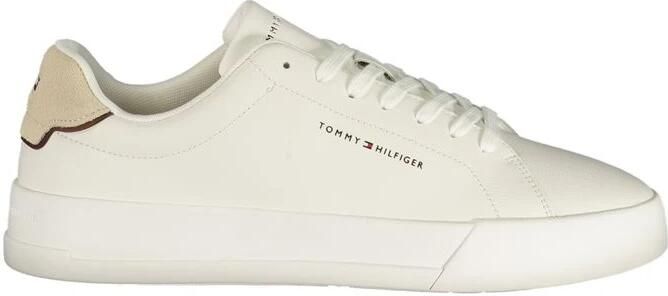 Tommy Hilfiger Low top sneakers van echt Leer Model 'TH COURT'