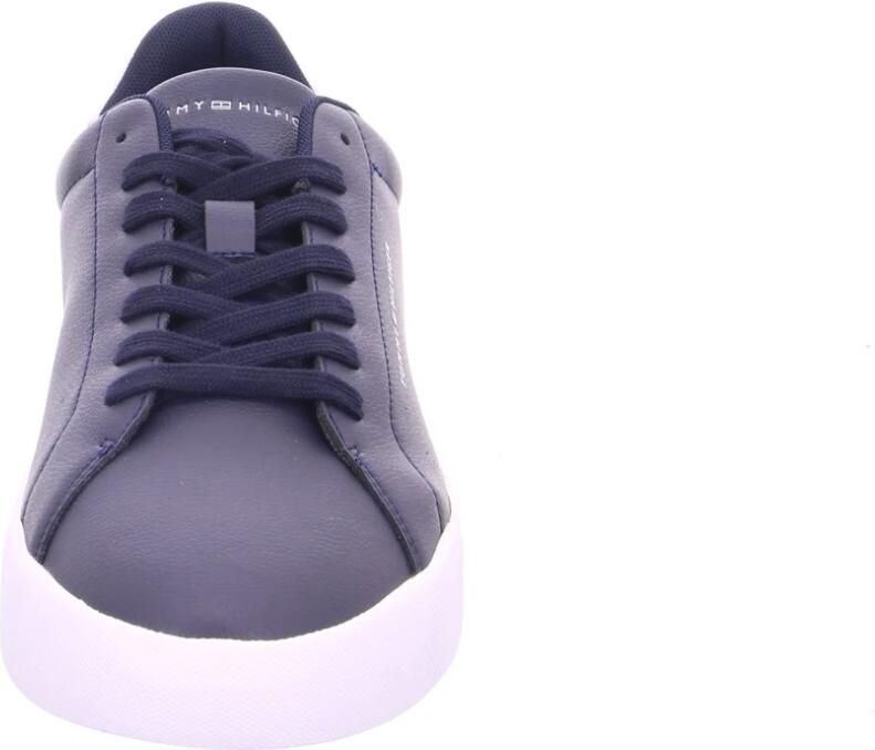 Tommy Hilfiger Sneakers TH COURT LTH DETAIL ESS vrijetijdsschoen lage schoen veterschoen met zijlijk logo-opdruk - Foto 2