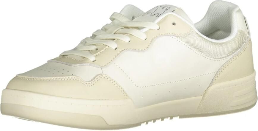 Tommy Hilfiger TJM CUPSOLE LEATHER ESS Creme wit Casual herenschoenen sneakers - Foto 2