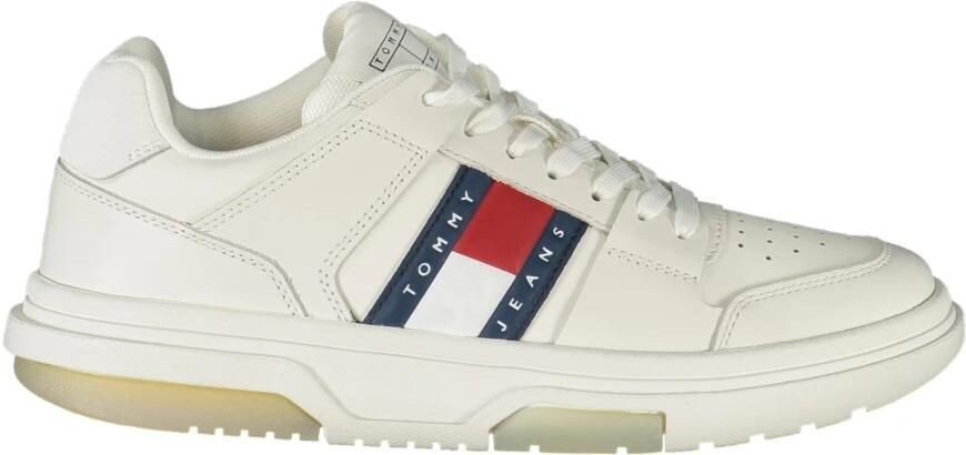 TOMMY JEANS Plateausneakers THE BROOKLYN ELEVATED met zijlogo-embleem vrijetijdsschoen lage schoen veterschoen