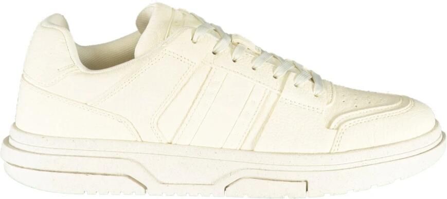 Tommy Hilfiger Sportieve witte vetersneakers met contrastdetails White Heren - Foto 2