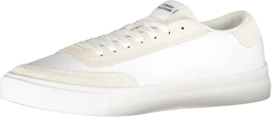 Tommy Hilfiger Sneakers TH CUPSET RWB LTH met zijstrepen vrijetijdsschoen lage schoen veterschoen - Foto 5