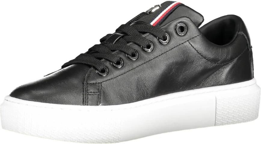 TOMMY JEANS Plateausneakers TJW RETRO BASKET ESS vrijetijdsschoen lage schoen veterschoen met zijlogo-vlag - Foto 10