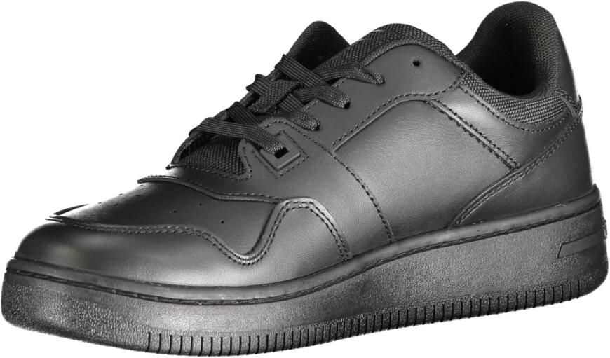 TOMMY JEANS Plateausneakers TJW RETRO BASKET ESS vrijetijdsschoen lage schoen veterschoen met zijlogo-vlag - Foto 9