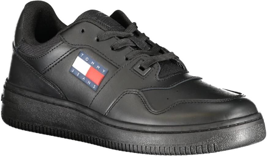 TOMMY JEANS Plateausneakers TJW RETRO BASKET ESS vrijetijdsschoen lage schoen veterschoen met zijlogo-vlag - Foto 3
