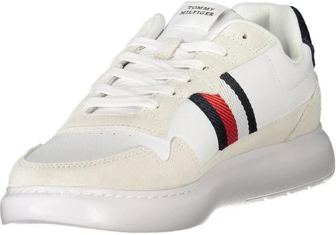 Tommy Hilfiger Sneakers met sleehak LIGHT CUPSOLE LTH MIX STRIPES vrijetijdsschoen lage schoen veterschoen met zijstrepen - Foto 2